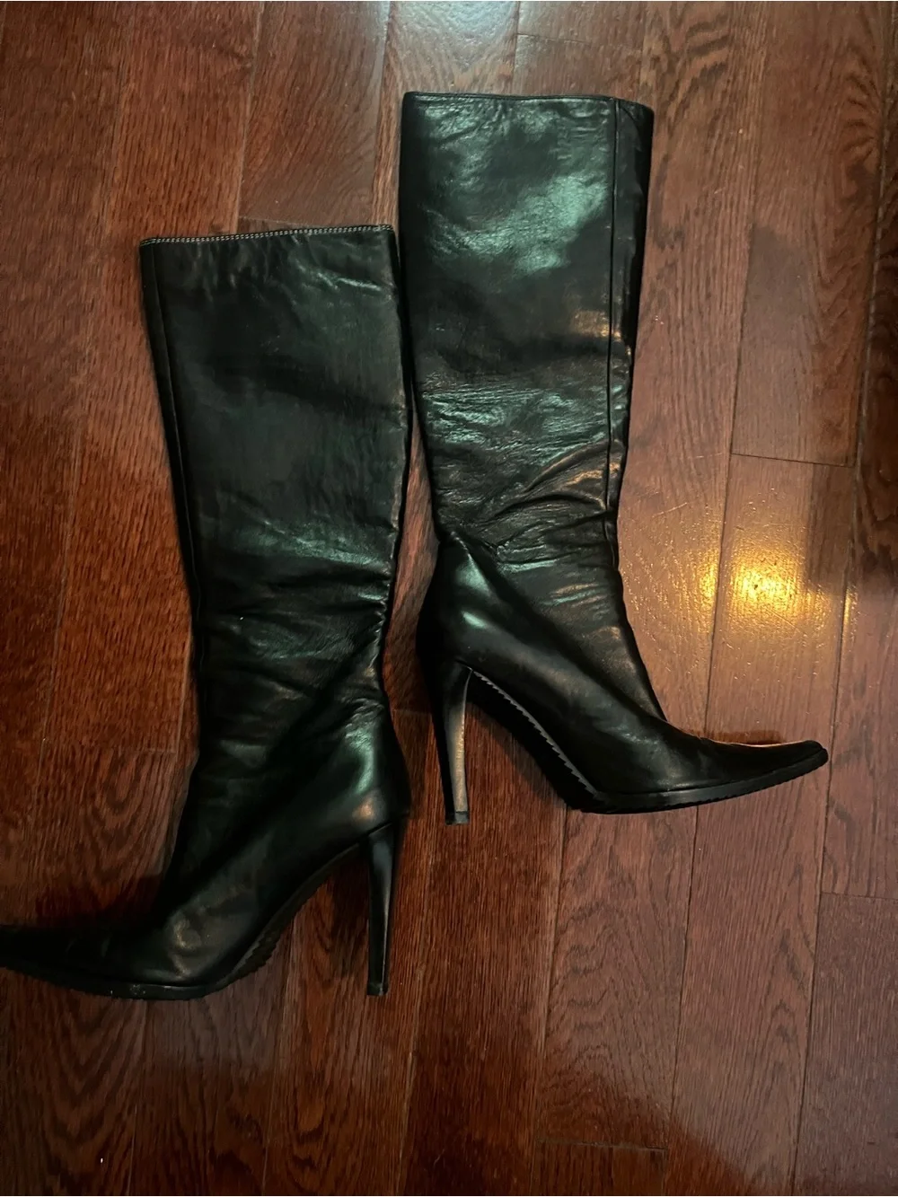Giuseppe Zanotti Women's Black High-Heel Knee Boots